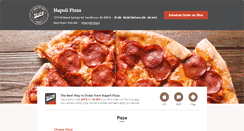 Desktop Screenshot of napolipizzahenderson.com