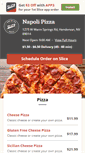 Mobile Screenshot of napolipizzahenderson.com